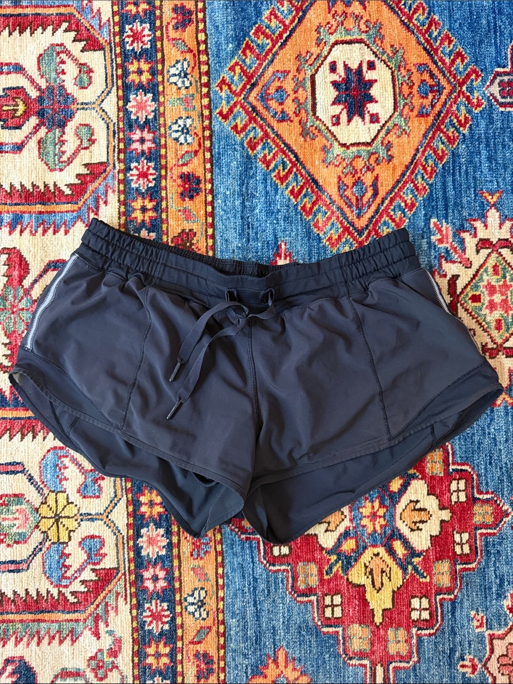 lululemon athletica Black Women’s Running Shorts with Drawstring